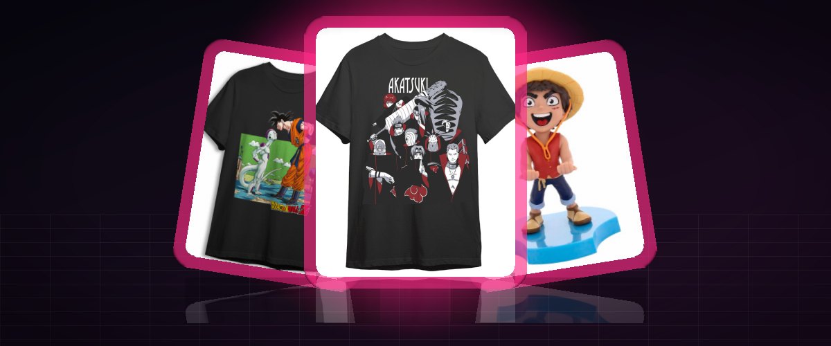 Ropa anime oficial: camisetas y sudaderas con licencia