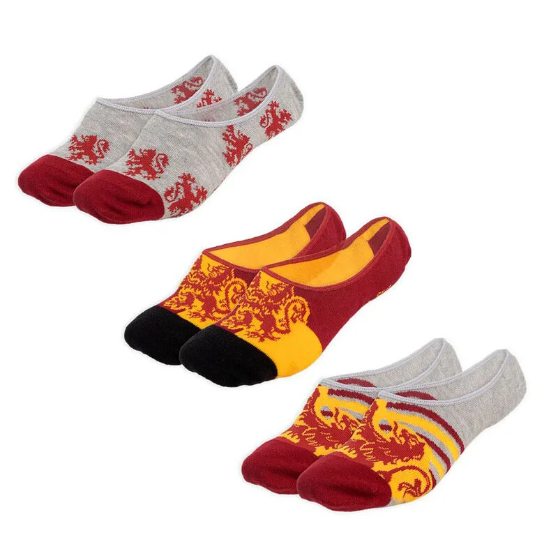 Set 3 calcetines Harry Potter adulto