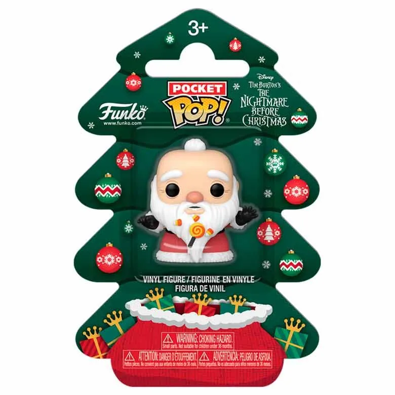Figura Pocket POP Disney Pesadilla Antes de Navidad Sandy Claws