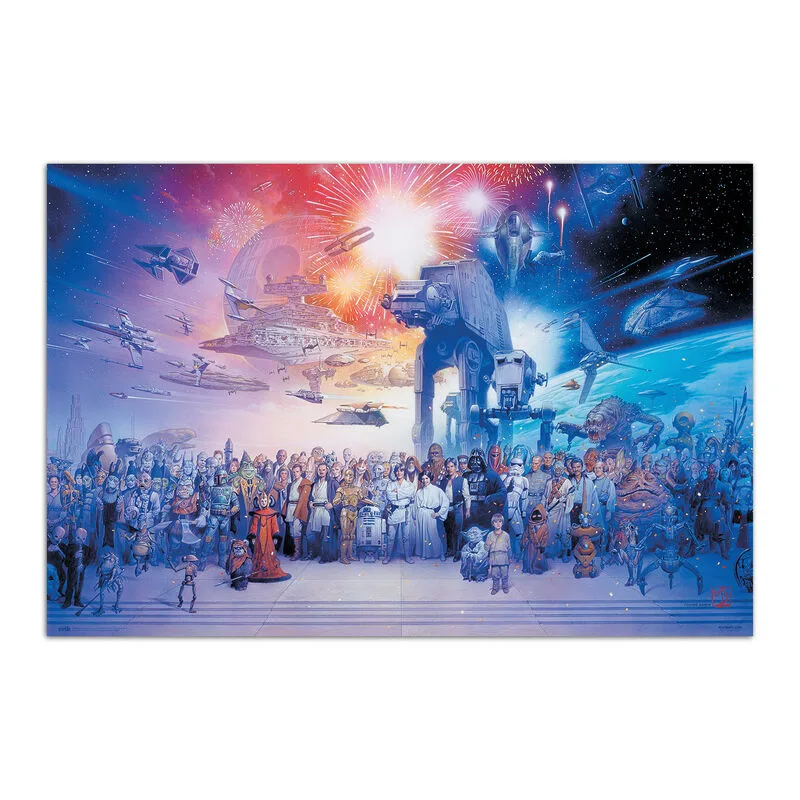 Poster Legado Personajes Star Wars