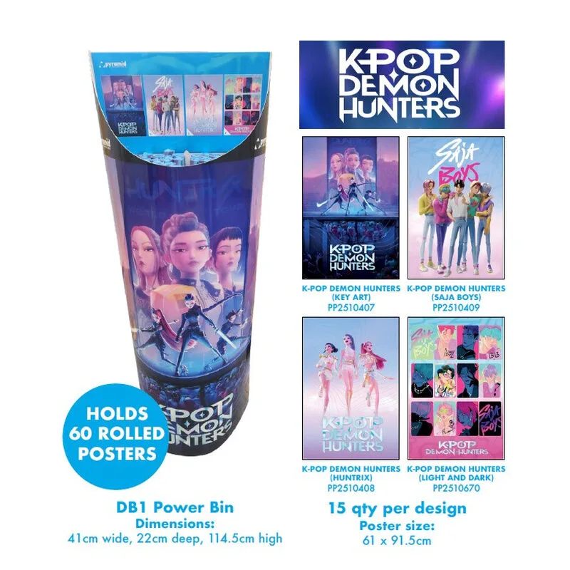 Poster KPop Demon Hunters surtido